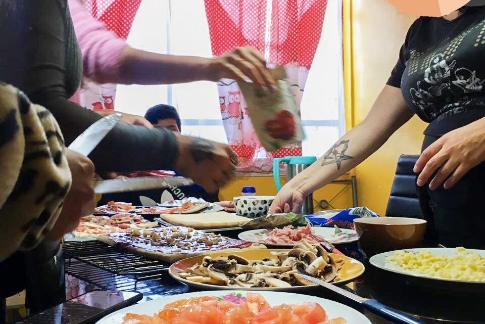 Con Ricas Pizzas Celebraron Día del Estudiante en Escuela Casona de Antofagasta