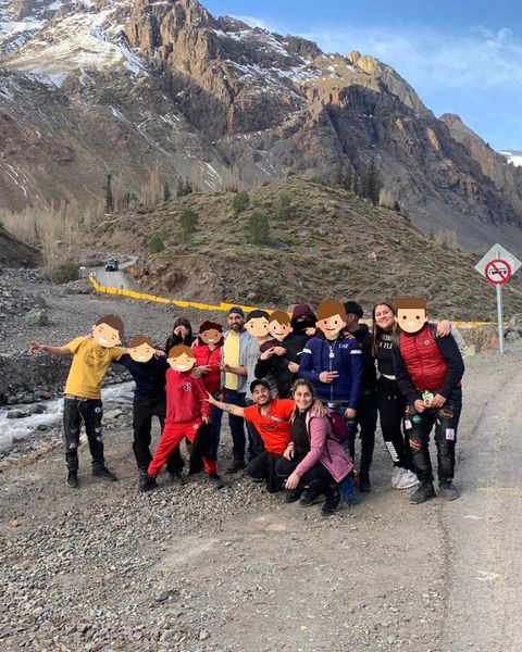 Jóvenes de la Casona de La Granja disfrutaron excursión a la Cordillera