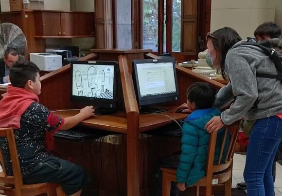 Niñas y Niños de Pedro Aguirre Cerda Visitaron Biblioteca Nacional